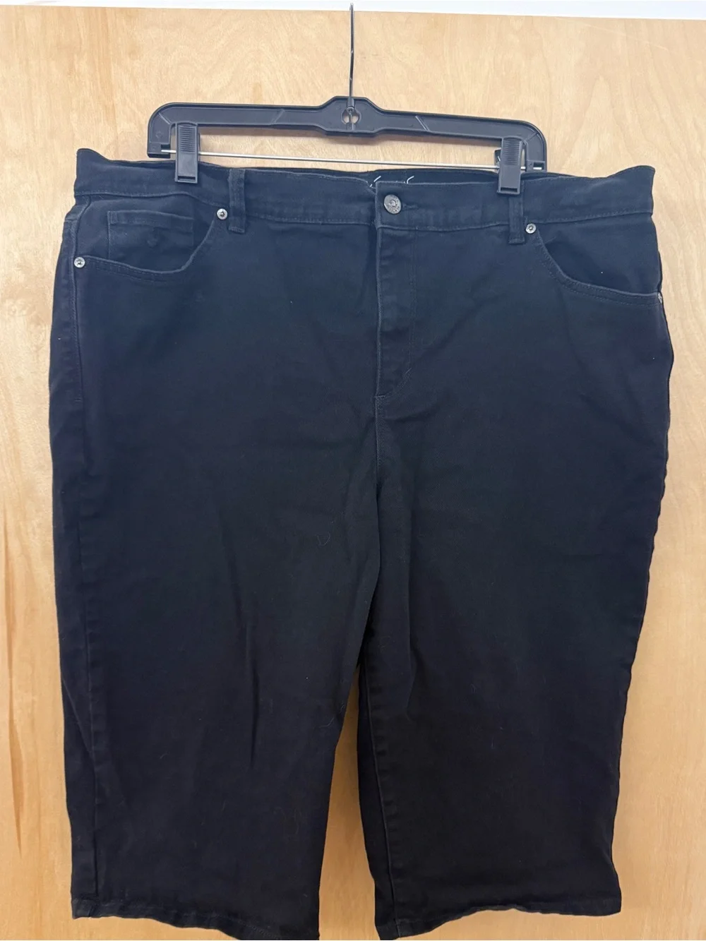 Gloria Vanderbilt Amanda Slimming Effect Embellished Shorts / Skimmers: 18
